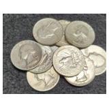 (10) Silver W. Quarters