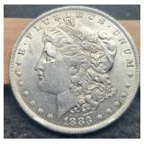 1883-O Morgan Dollar AU