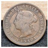 1886 Canada Large Bronze Cent