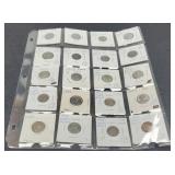 (20) 1943-P,D,S Steel War Cents In 2x2