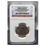 2007 Slab James Madison Presidential Dollar NGC