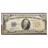 1934A North Africa $10 Silver Certificate Note