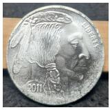 2011 1 Troy Oz. Silver Buffalo/Indian Round