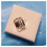 1.21 Carrat Emerald Cut Diamond Laboratory Grown