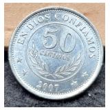 2007 Nicaragua 50 Centavos