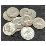(10) Silver W. Quarters