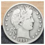 1899 Barber Half Dollar F12