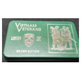 1 Troy Oz. Silver Vietnam Veteran Round