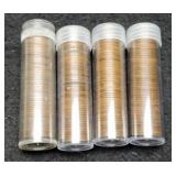 (4) Rolls L. Cents F Or Better 1918, 19-P&D, 20