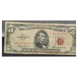 1965 $5 Red Seal Note