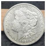 1921-D Morgan Dollar