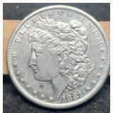 1881-S Morgan Dollar Unc.