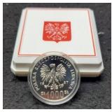 1987 Poland 1,000 Ztotyck XV World Cup