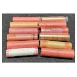 (12) Rolls BU L., Cents