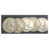 (5) F. Half Dollars