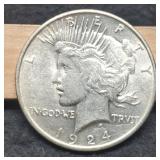 1924 Peace Dollar