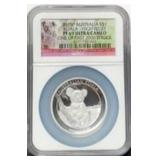1 Troy Oz. Silver Slab 2015 Australia Koala