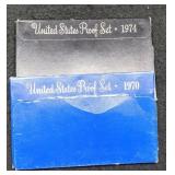 (2) Proof Sets 1970, 1974