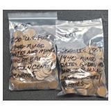 (4) Hundred Wheat Cents Post 1940