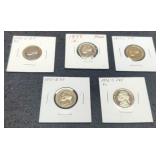 (5) Proof J.  Nickels 1973-S - 1977-S
