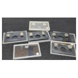 Lot w/ 4 Proof Quarters & Nickels 1968, 69, 71, 72