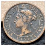 1884 Canada Large Bronze Cent