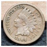 1864 C/N Indian Head Cent w/ Liberty