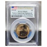 2014-D Slab Sacagawea Dollar