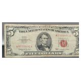 1963 $5 Red Seal Note