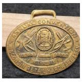 1920 Bronze Watch Fob Wisconsin Retail