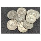 (10) Silver W. Quarters