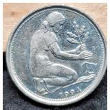 1994 German 50 Pfennig