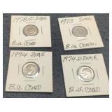 (4) BU R. Dimes 1973, 74- P&D, 78- D