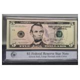 2006 $5 FR Slab Star Note Unc.