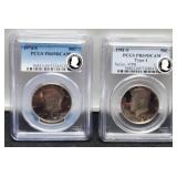 (2) Slab Proof K. Half Dollars