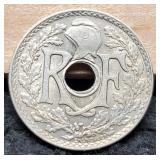1918 France 25 Centimes