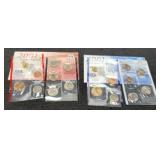 2001 16 Coin Double Mint Set Both Missing