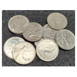 Lot Of 10 Different Date Canada Quarters No Silver