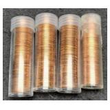 (4) Rolls BU L. Cents