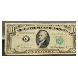 1950B $10 FR Note XF