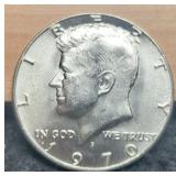 1970-D Silver K. Half Dollar BU