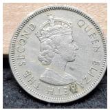 1961 Hong Kong Half Dollar
