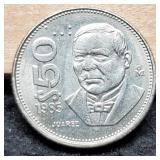 1985 Mexico 50 Peso