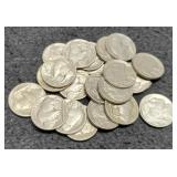 (22) Full Date Buffalo Nickels