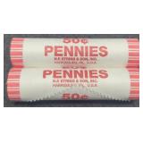 (2) BU Rolls 2009 L. Cents Wood Chopper