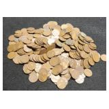 (4) Hundred Wheat Cents 1940-58