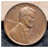 1912-S L. Cent AU w/ Deep Scratches