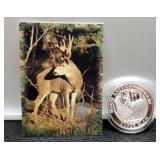 1 Troy Oz. Silver Round N. Amer. Big Game