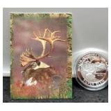 1 Troy Oz. Silver Round N. Amer. Big Game