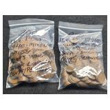 (4) Hundred Wheat Cents Post 1940